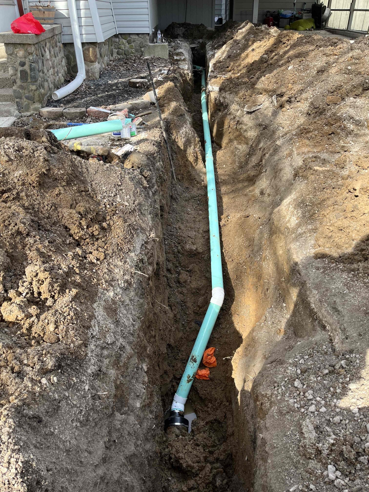 Sewer line repair service