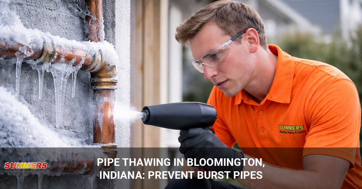 Pipe Thawing in Bloomington Indiana