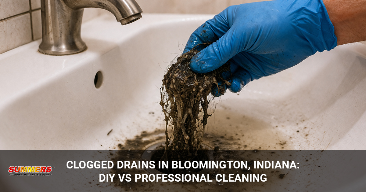 clogged drains Bloomington IN