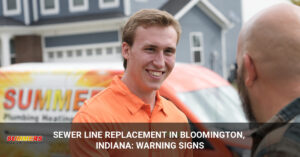 sewer line replacement Bloomington Indiana