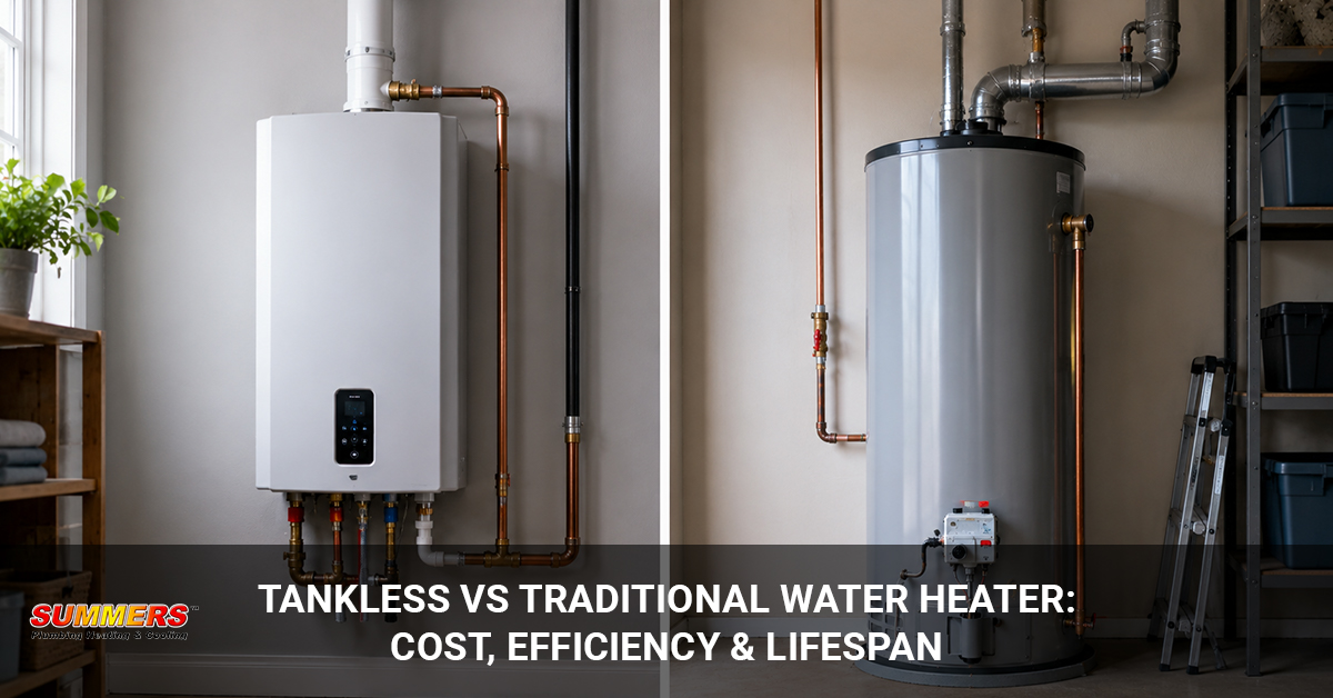 tankless vs traditional water heater