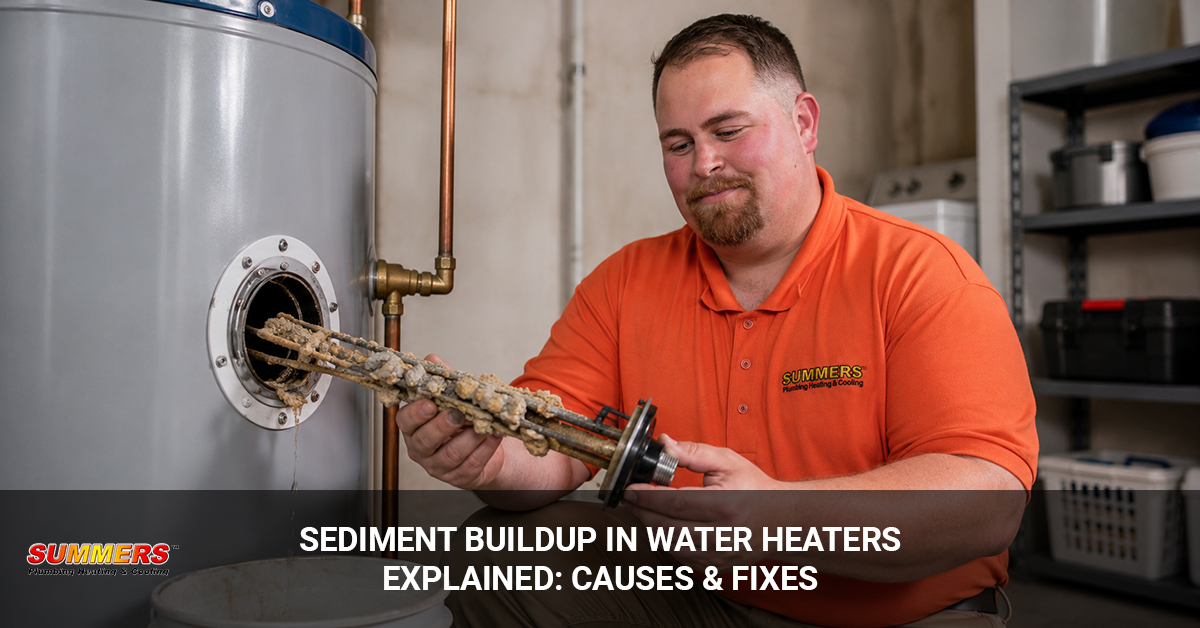 sediment buildup in water heater