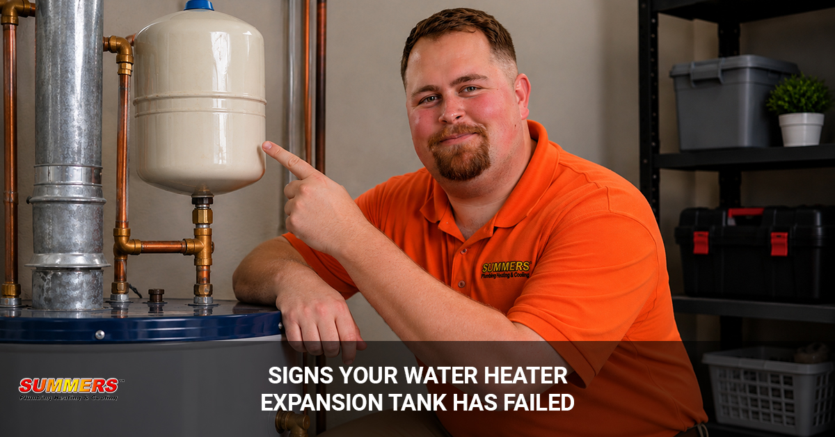 signs your water heater expansion tank has failed