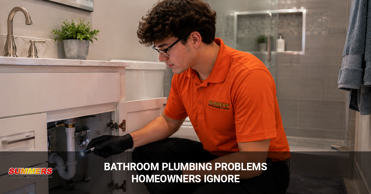 Bathroom Plumbing Problems Homeowners Ignore