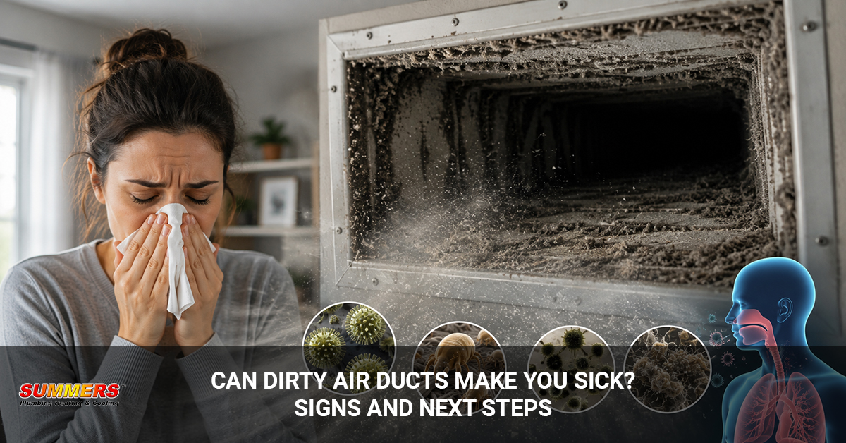 can dirty air ducts make you sick