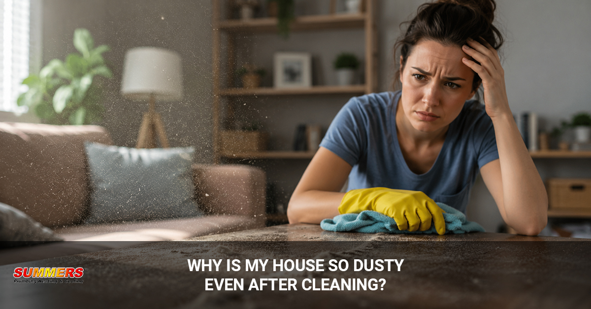 house so dusty even after cleaning