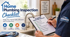 home plumbing inspection checklist