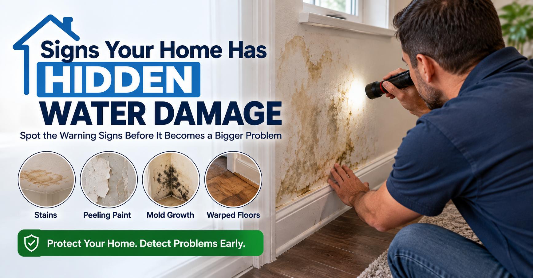 signs your home has hidden water damage