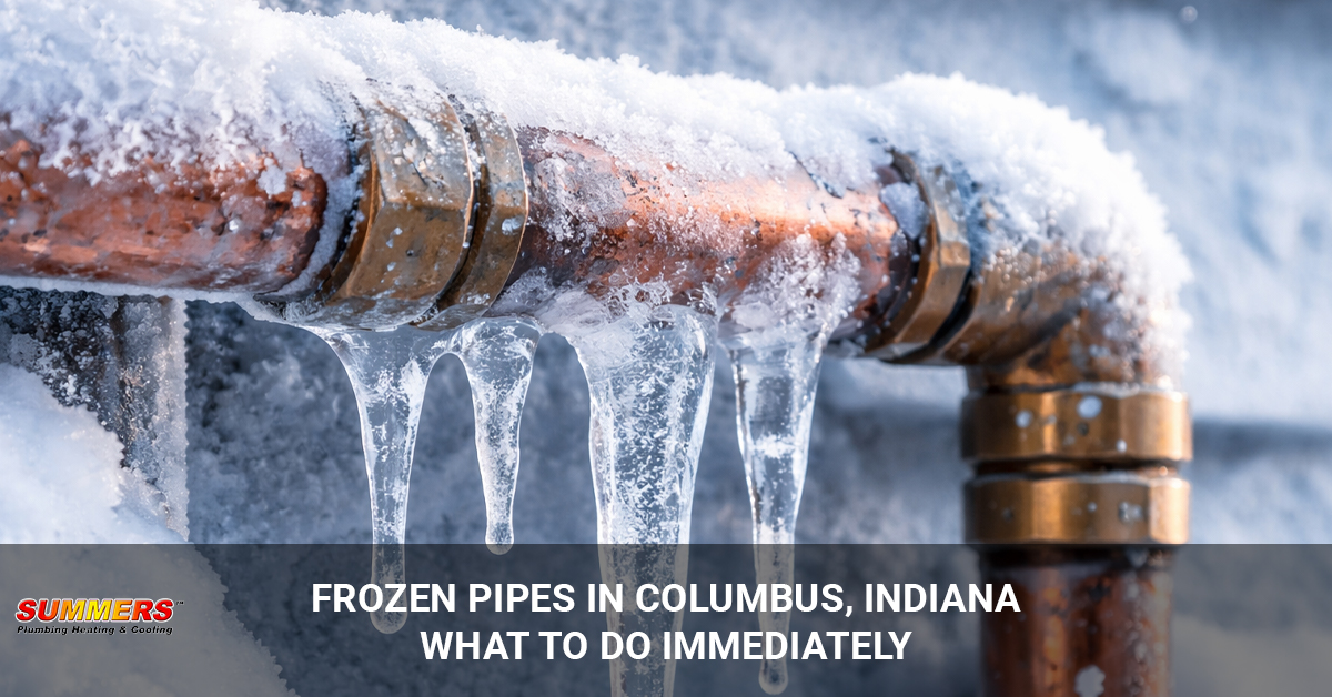 Frozen Pipes in Columbus Indiana
