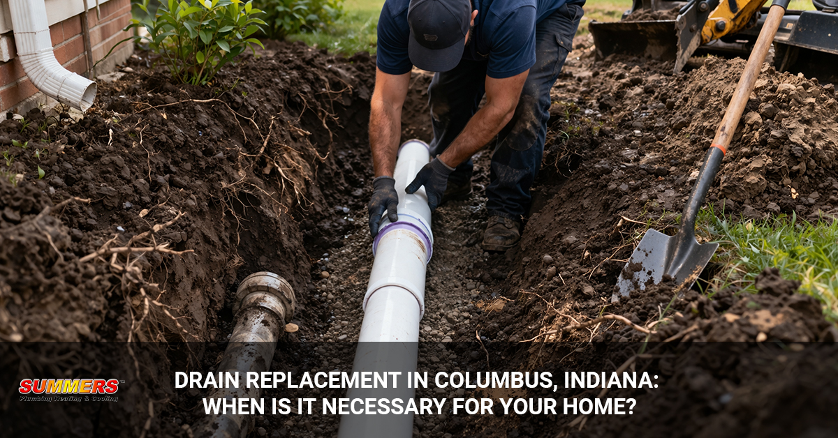 Drain Replacement Columbus Indiana