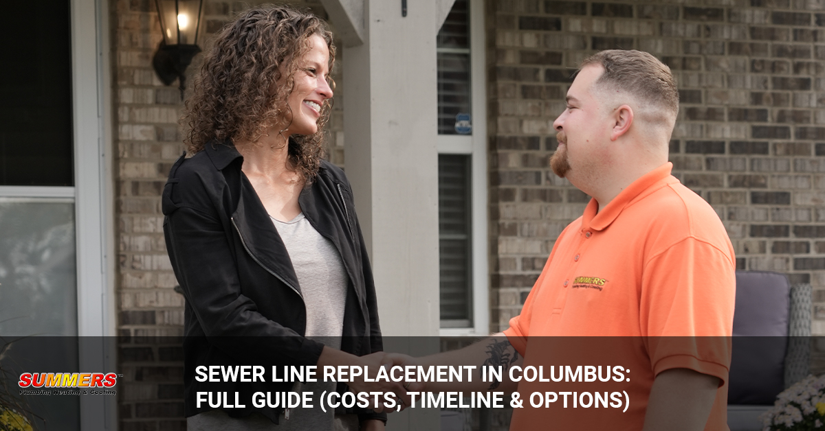 sewer line replacement Columbus IN