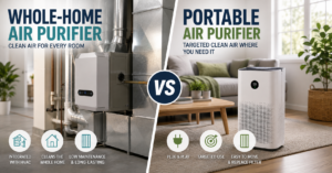 whole-home air purifier vs portable air purifier