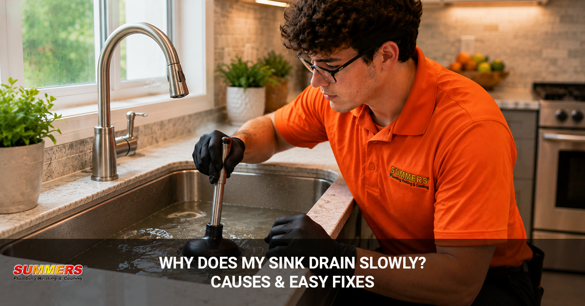 Sink Drain Slowly