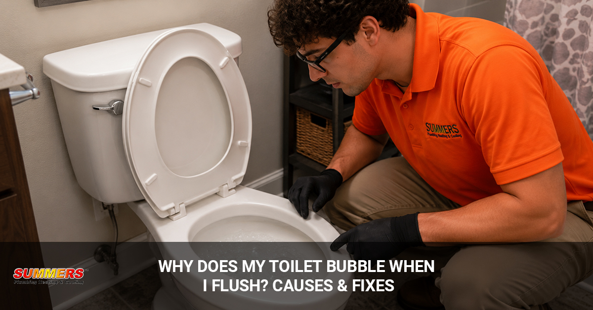 Toilet Bubble When I Flush