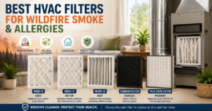 best HVAC filters for wildfire smoke and allergies