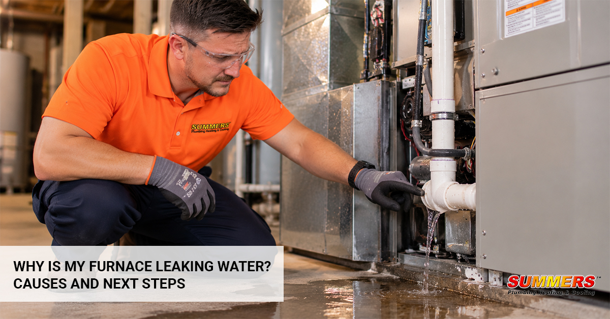 furnace leaking water