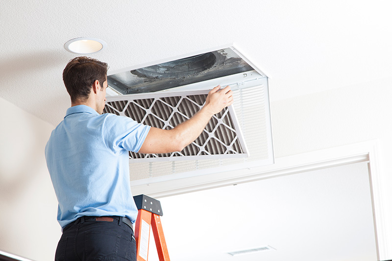 Cleaning your air conditioner.