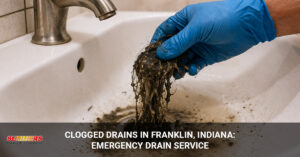 clogged drains Franklin IN