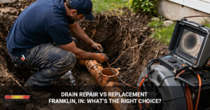 Drain Repair Franklin Indiana
