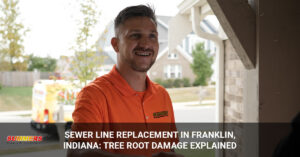 sewer line replacement Franklin Indiana