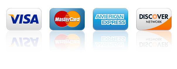 all major credit cards