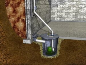 how to install sewage pump