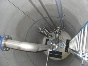 sewage ejector pump installation
